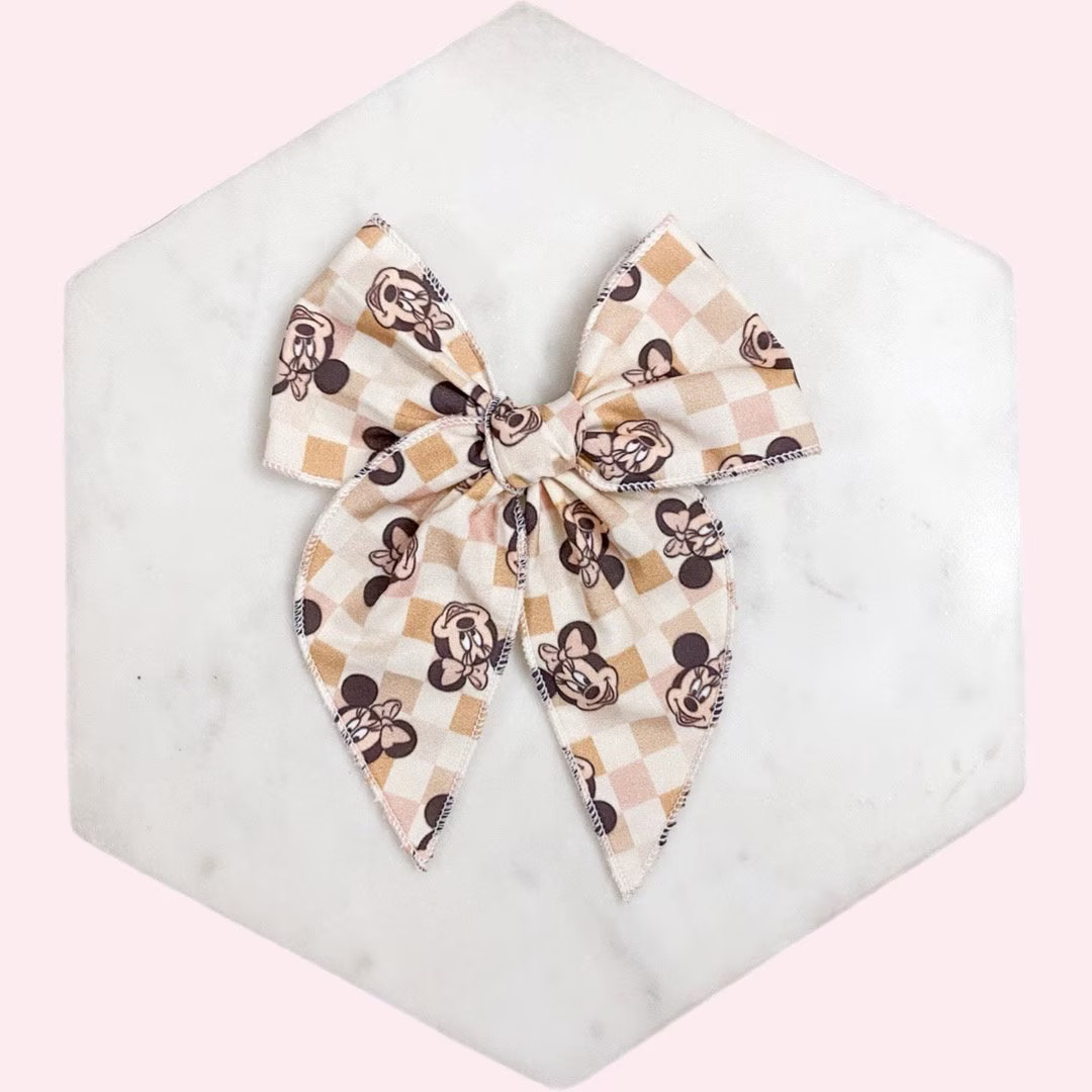 Minnie Mouse Hair Bow, Disney Bow, Disney Parks Bow, Minnie Bow, Baby Bow, Hair Clip, Baby Headba... | Etsy (US)