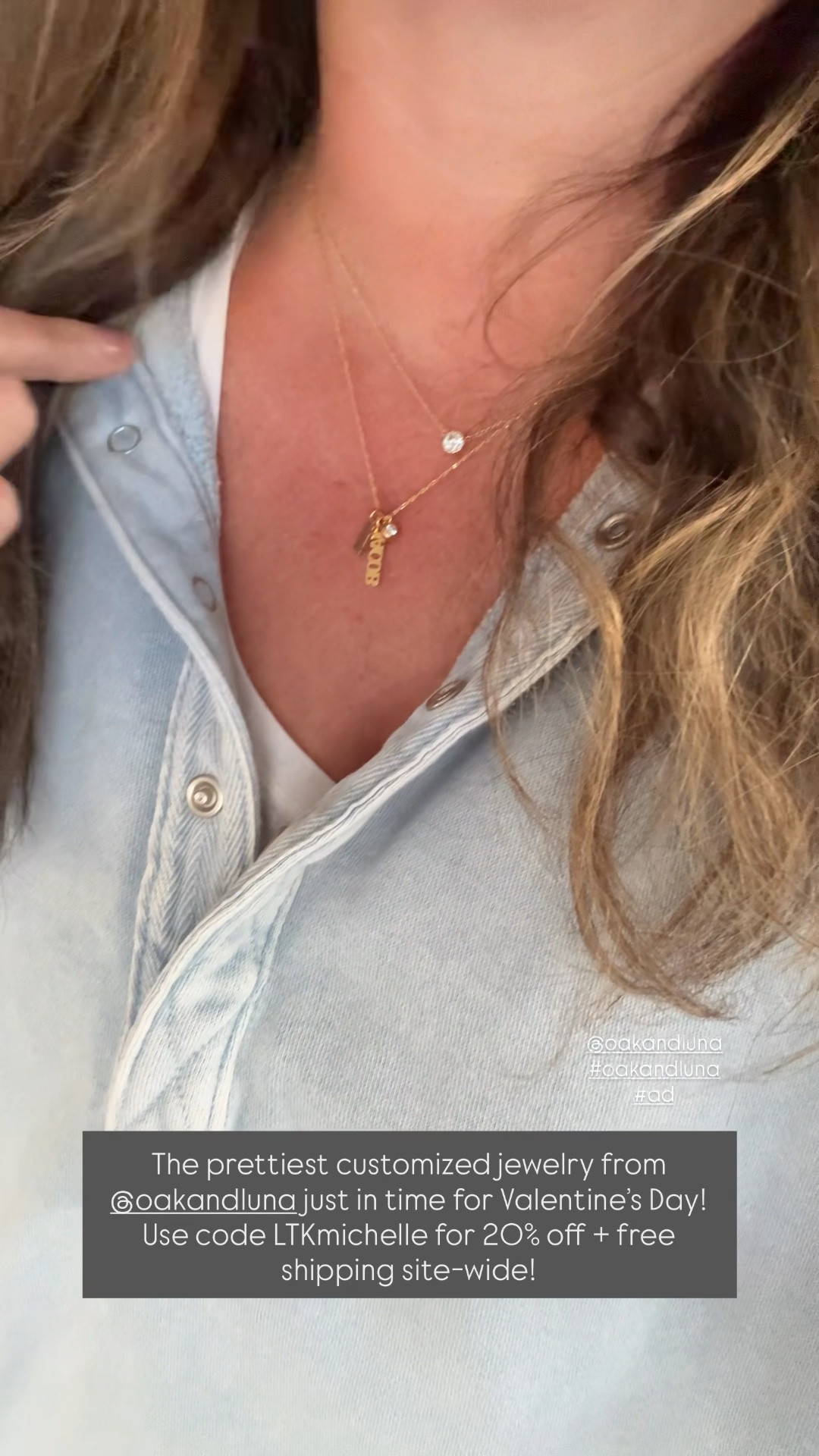 The most beautiful customized jewelry from Oak & Luna just in time for Valentine’s Day! So in love with this charm necklace, which has my kids’ names along with a little diamond charm. 

Use code LTKmichelle for 20% off + free shipping site-wide! Linking some of my favorite designs!! 

@oakandluna #oakandluna #ad

#LTKmomlife #LTKSeasonal #LTKSaleAlert