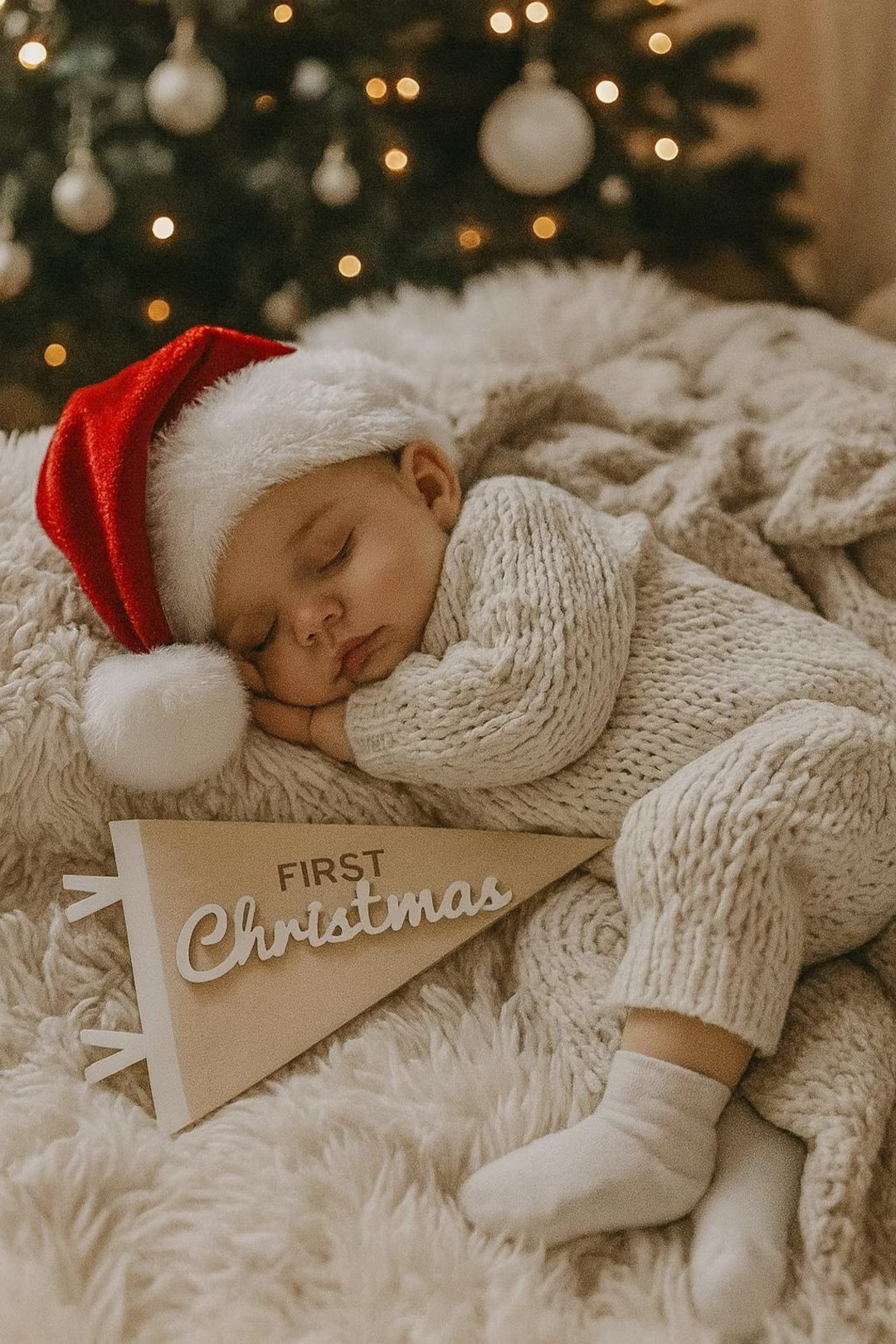 First Holiday Flag Milestone | pennant flag | Modern Milestones | Baby Shower gift | Boho Baby | ... | Etsy (US)