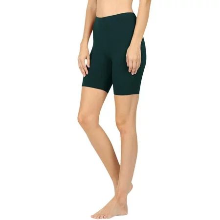 Womens Active Running Cotton Biker Shorts | Walmart (US)