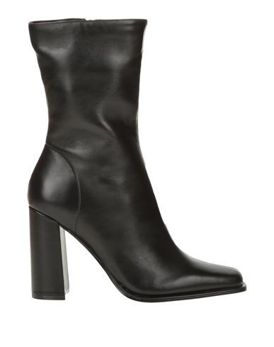Steve Madden Woman Ankle boots Black Size 7.5 Soft Leather | YOOX (US)