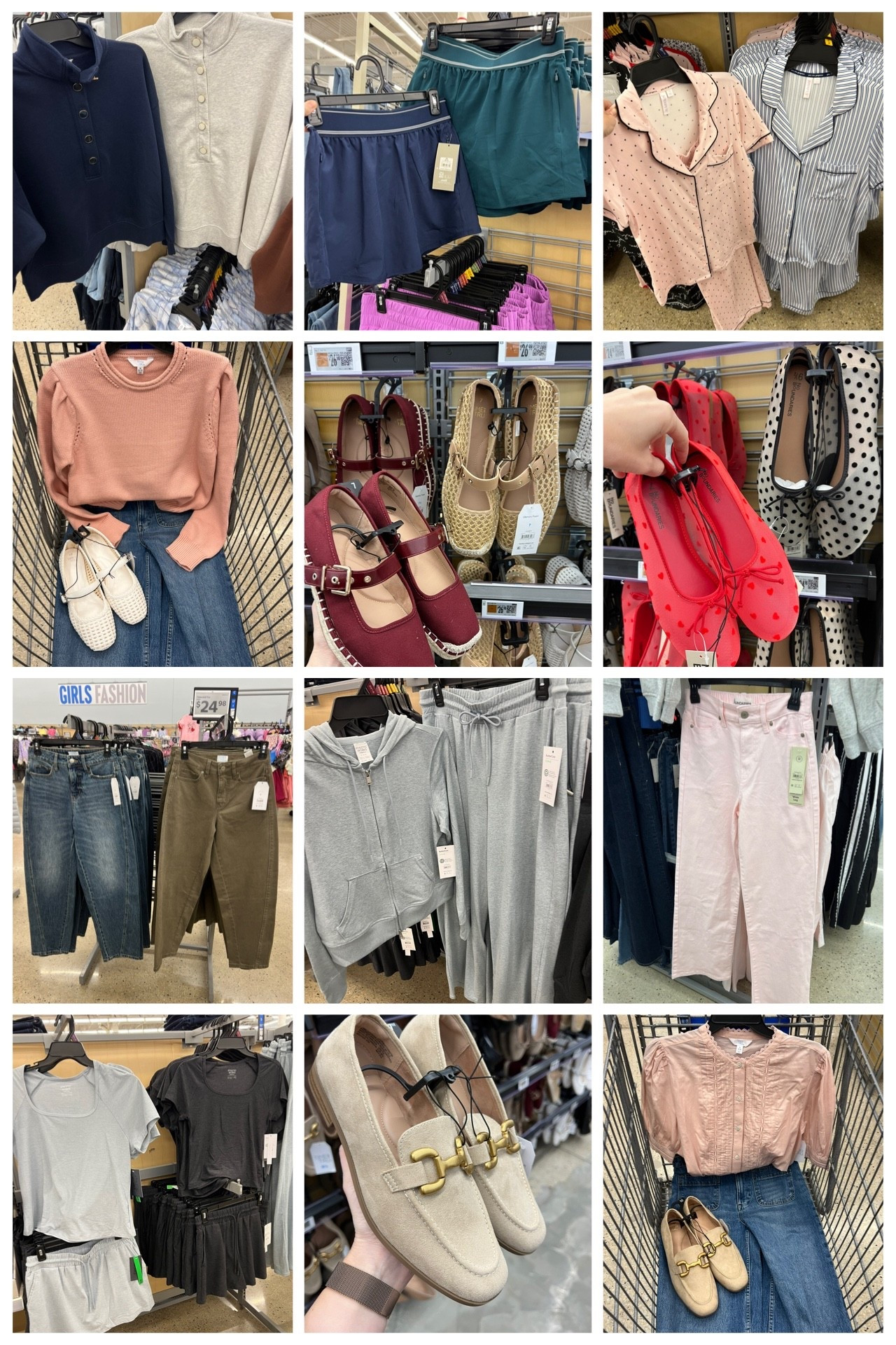 New at Walmart! I love the quarter button pullovers and several of the new Jean! #walmartfashion #walmartfinds 