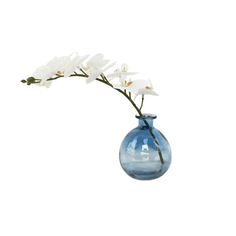 Flora Bunda 10.5 in H x 3.5 in W x 3.5 in D Real-touch Orchids in 3.5"D x 4"H Glass 3.5*3.5*4 | Walmart (US)