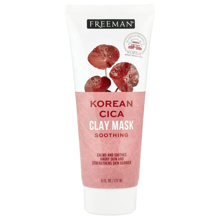 Freeman Beauty Soothing Korean Cica Clay Beauty Mask, For All Skin Types, 6 fl oz (175 ml) | Walmart (US)