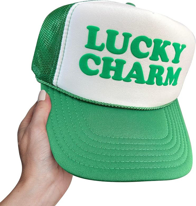 NACRE APPAREL Puff Print Design Trucker Hat Vinyl Puff Printed Trucker Hat Foam Trucker Hat | Amazon (US)