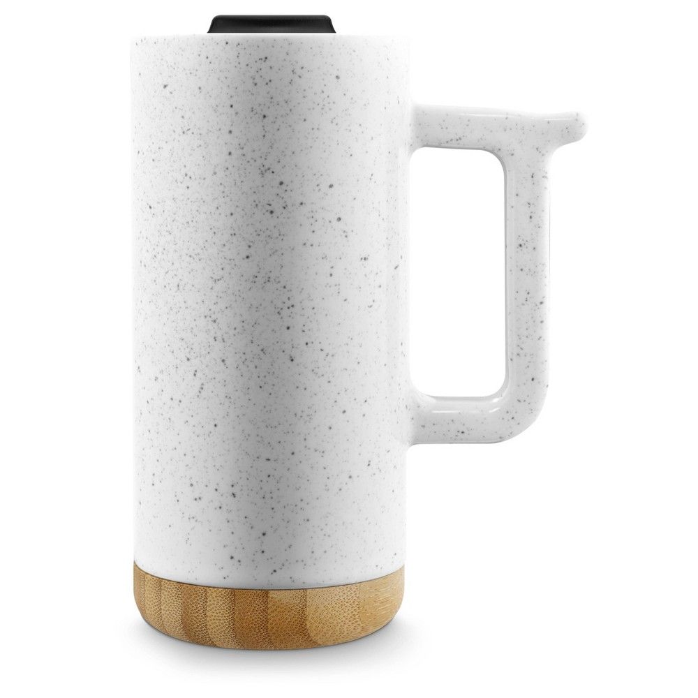 Ello 16oz Ceramic Aspen Travel Mug White | Target