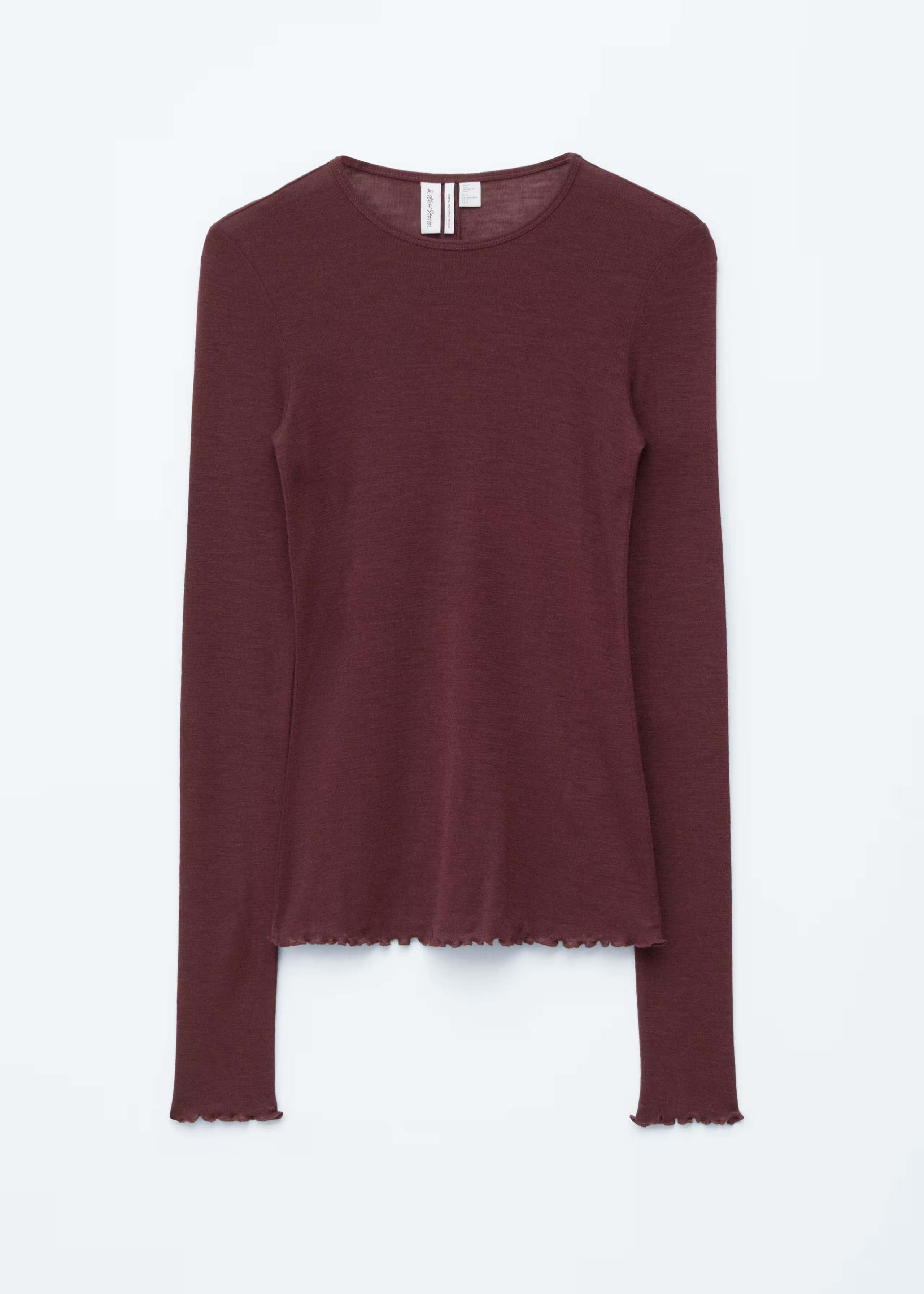 Long-Sleeve Wool Top | & Other Stories UK