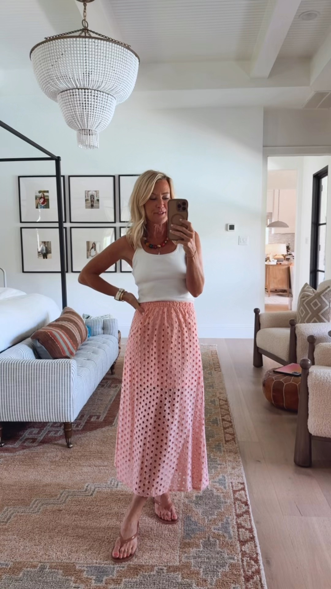 So nice to be home and wearing color again! 💖
Tank: small
Skirt: XS

#LTKootd #LTKgrwm #LTKOver40