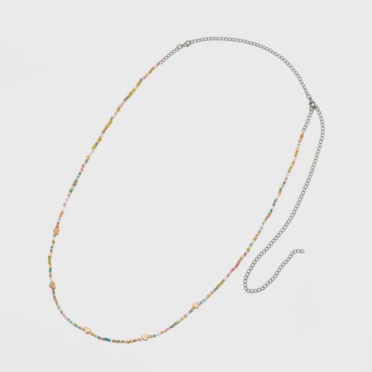Bead and Heart Body Chain  - Wild Fable™ | Target