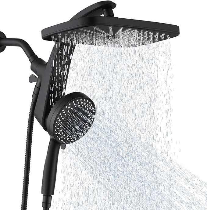 BOZYBO Rain Shower Head with Handheld: High Pressure Shower Heads with Handheld Spray Combo, 12" ... | Amazon (US)