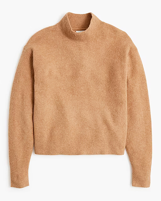 Mockneck sweater in extra-soft yarn | J.Crew Factory