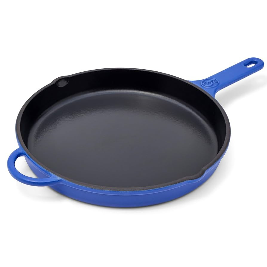 Great Jones King Sear Cast-Iron Skillet (Blueberry, 12") | Enameled for Easy Cleaning | Safe for ... | Amazon (US)