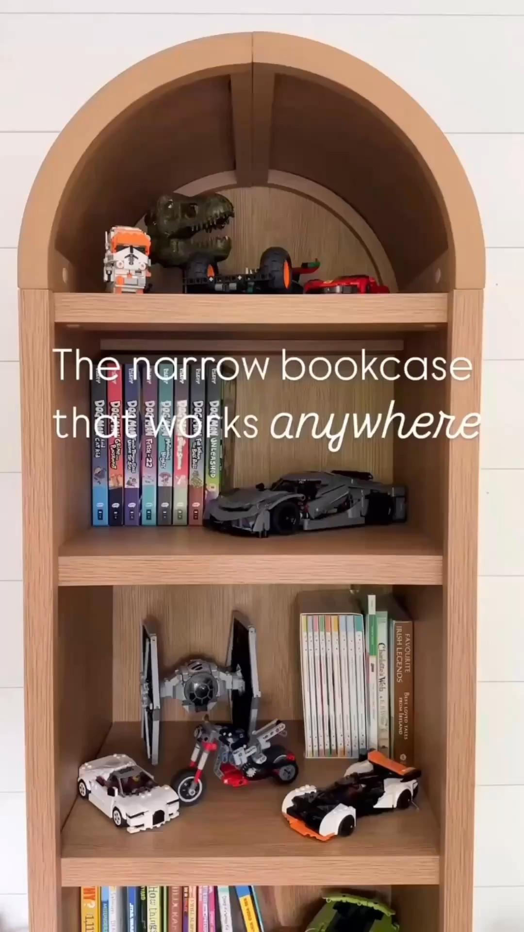 A perfect narrow bookcase for any space in your home! Comes in 3 colors!

#LTKHome