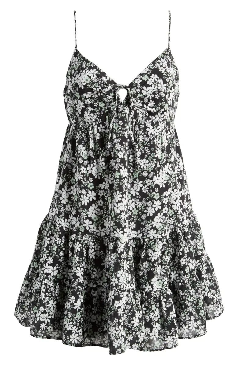 Tiered Cotton Babydoll Dress | Nordstrom