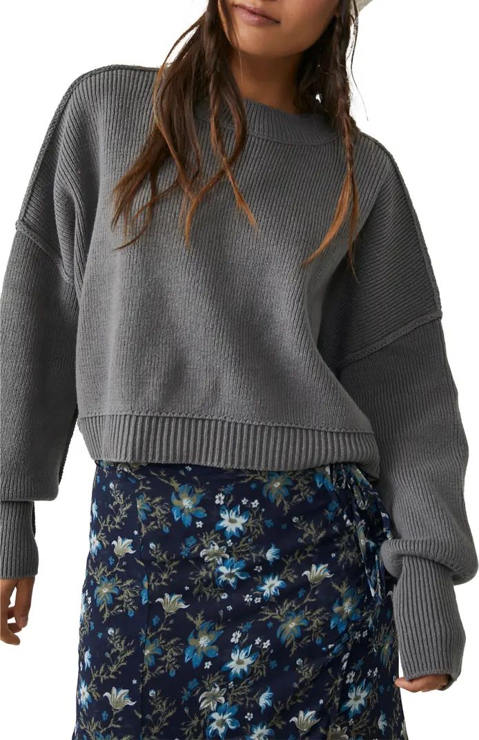 Easy Street Crop Pullover | Nordstrom