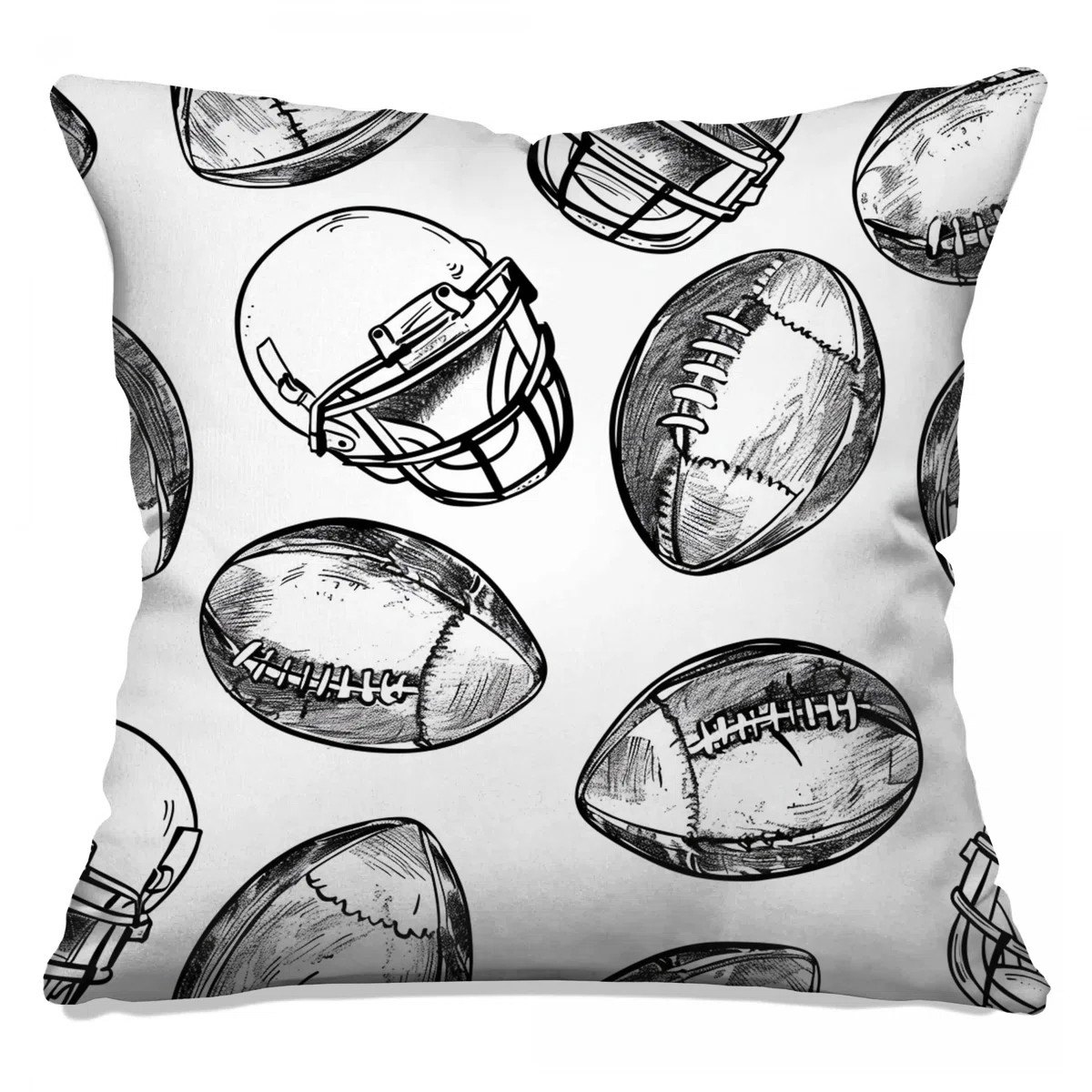 Football Throw Pillow, Sports Double Sided Pillows | Wayfair North America