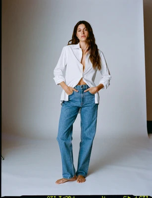 Crawford Jeans: Straight Leg - High Waist, Light Blue | With Nothing Underneath