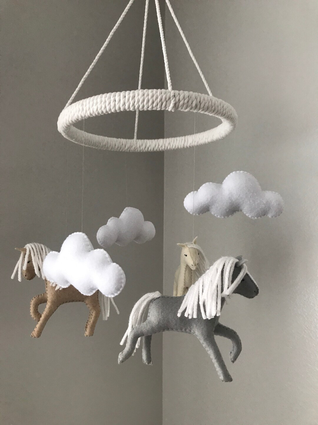 Horse Baby Mobile, Horse Mobile | Etsy (US)