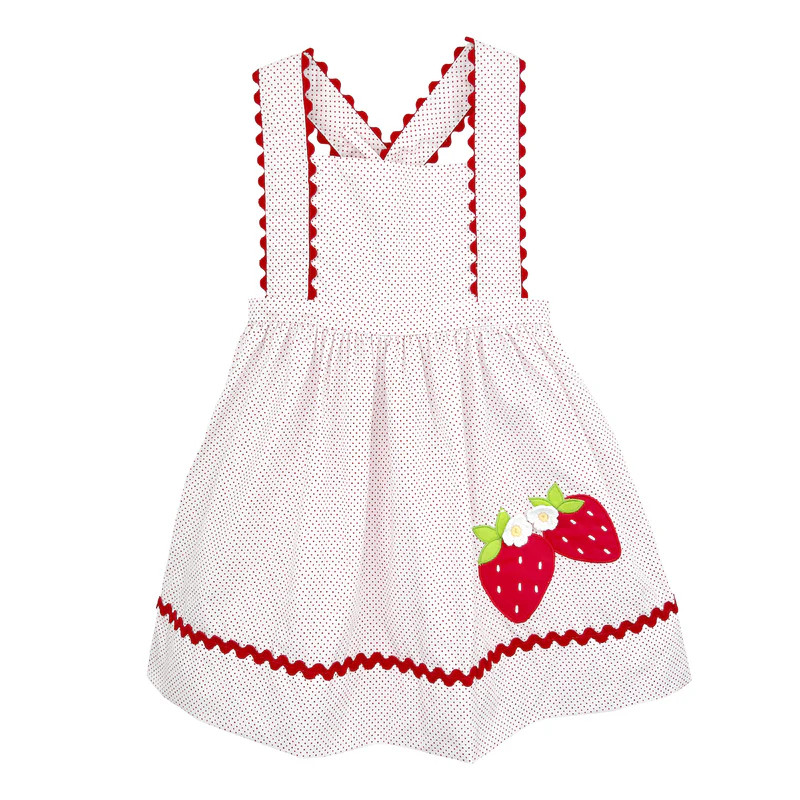 Strawberry Red Polka Dot Sun Dress | Classic Whimsy
