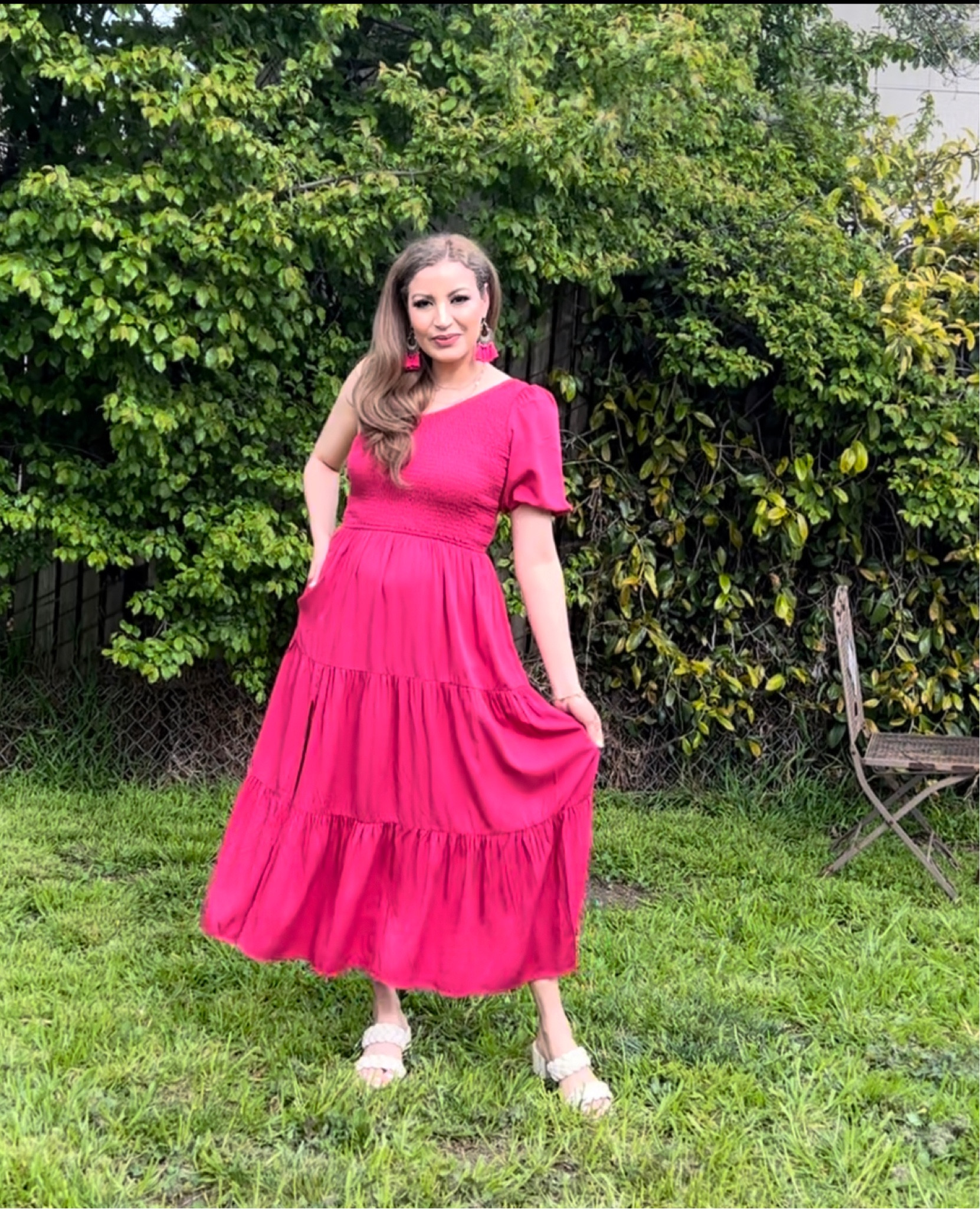 ZESICA Women's 2023 Boho Summer One Shoulder Short Sleeve Smocked Side Split Ruffle Swing Midi Dress

#LTKbeauty #LTKtravel #LTKwedding