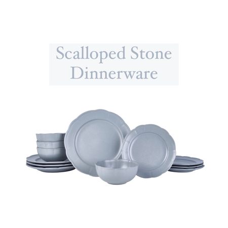 Grandmillennial Dinnerware, scalloped dinnerware, cornflower blue, blue and white home 

#LTKfindsunder50 #LTKhome