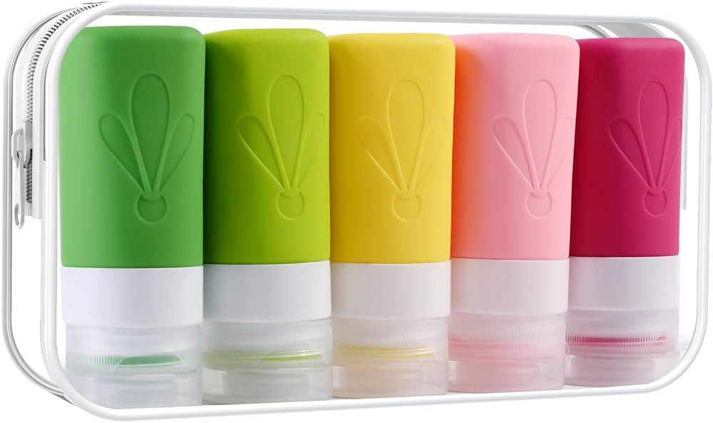 INSFIT Travel Bottles for Toiletries, TSA Approved 2oz Travel Size Containers, BPA Free Leak Proo... | Amazon (US)