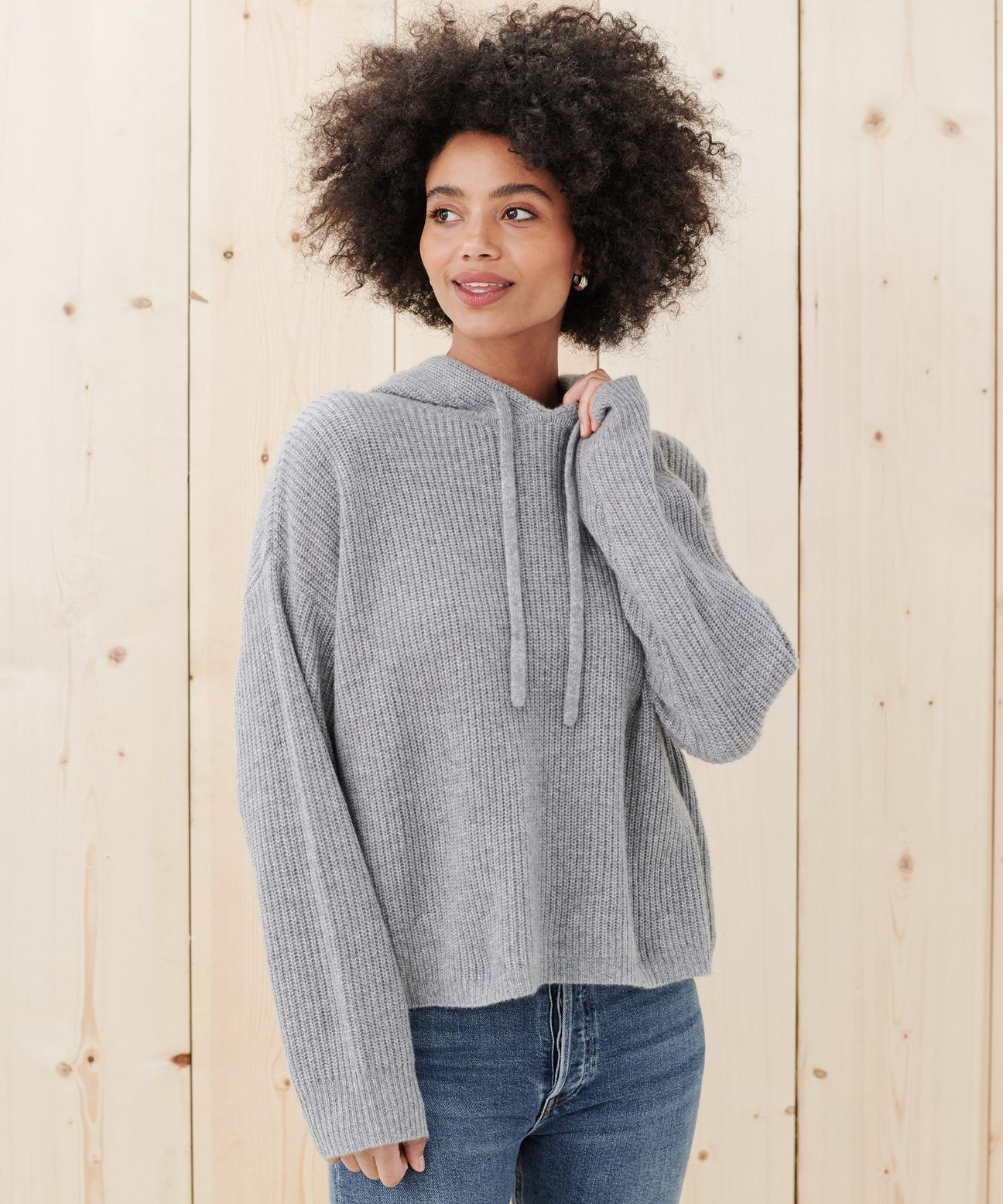 Cashmere Fisherman Hoodie | Jenni Kayne