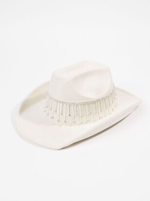 Crystal Fringe Cowgirl Hat | Arula
