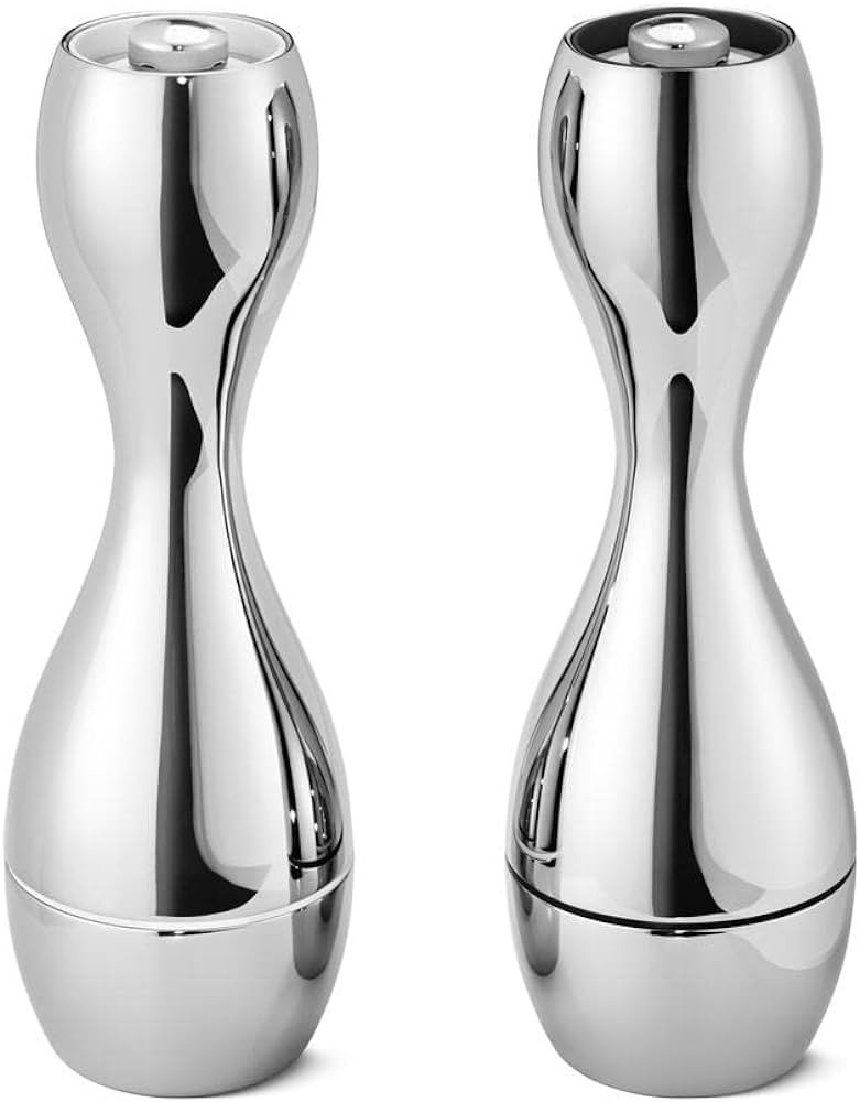 Georg Jensen Cobra Salt and Pepper Grinder, Stainless Steel | Amazon (US)