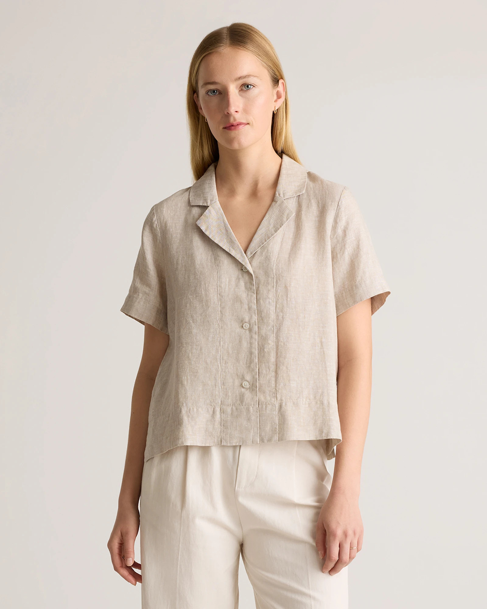 100% European Linen Short Sleeve Shirt | Quince