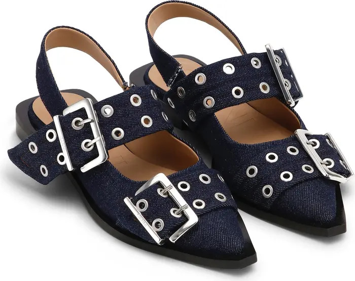 Slingback Pointed Toe Flat (Women) | Nordstrom