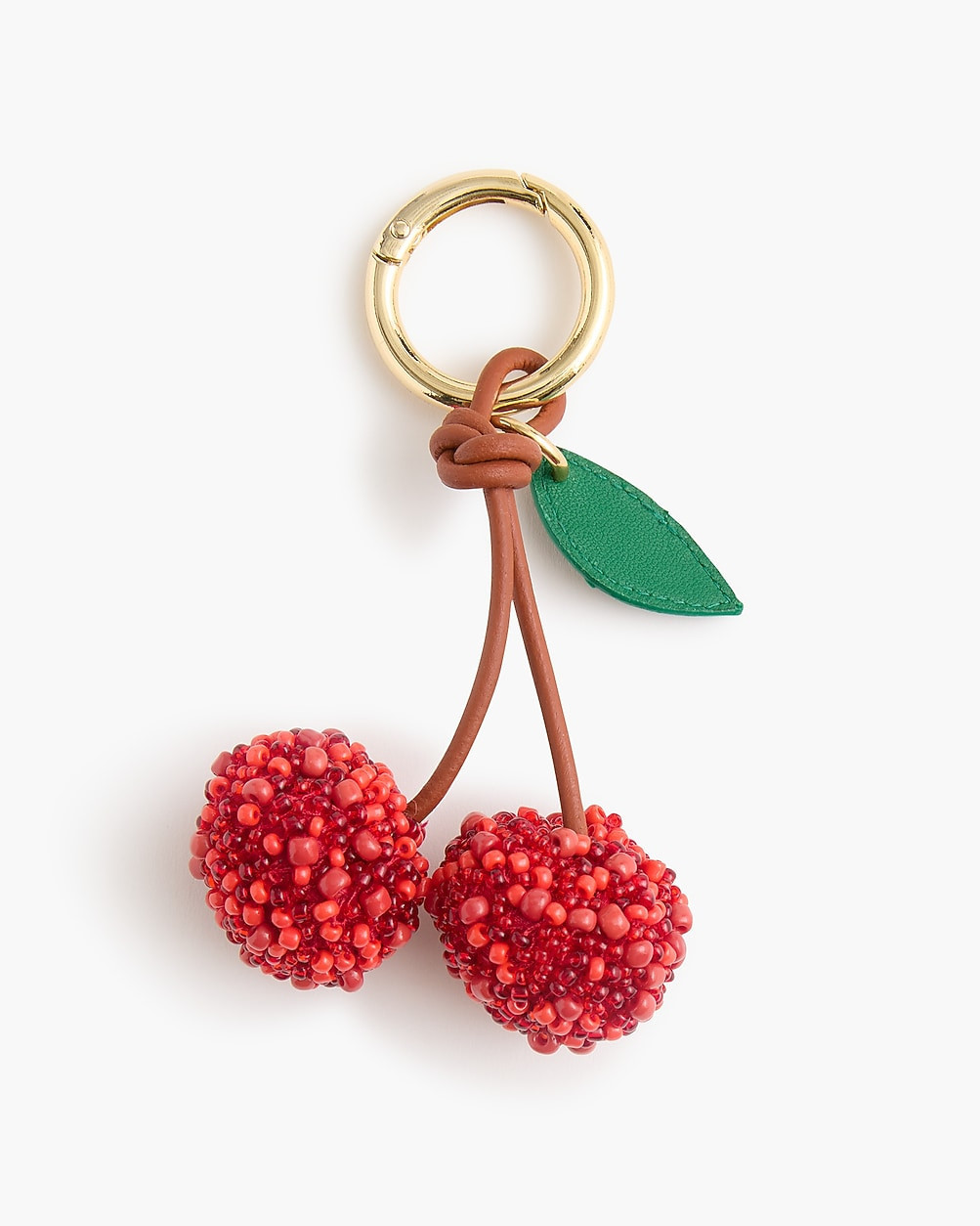 Beaded cherry bag charm | J.Crew Factory