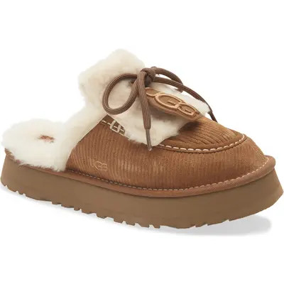 UGG(r) Disquette Heritage Slipper in Burnt Cedar at Nordstrom, Size 7 | Nordstrom