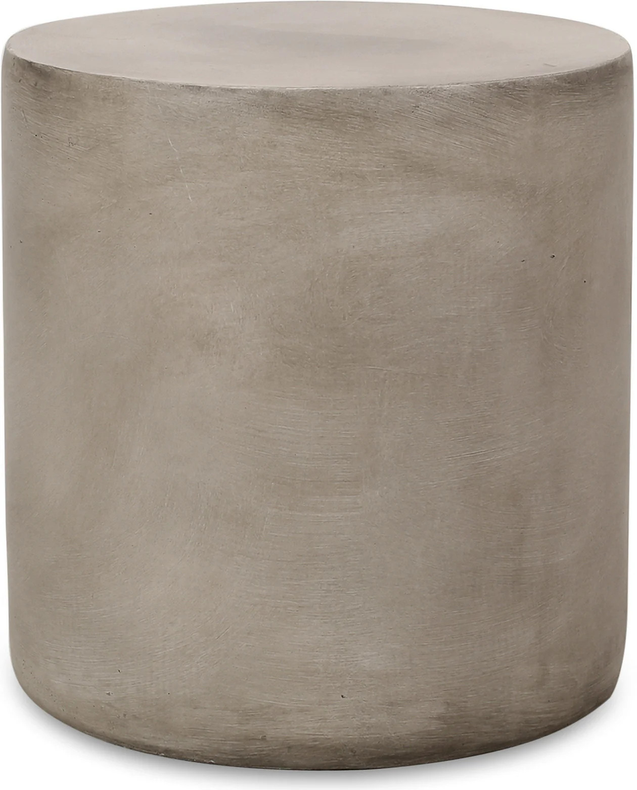 Outdoor Concrete Side Table In Light Grey | 1stopbedrooms
