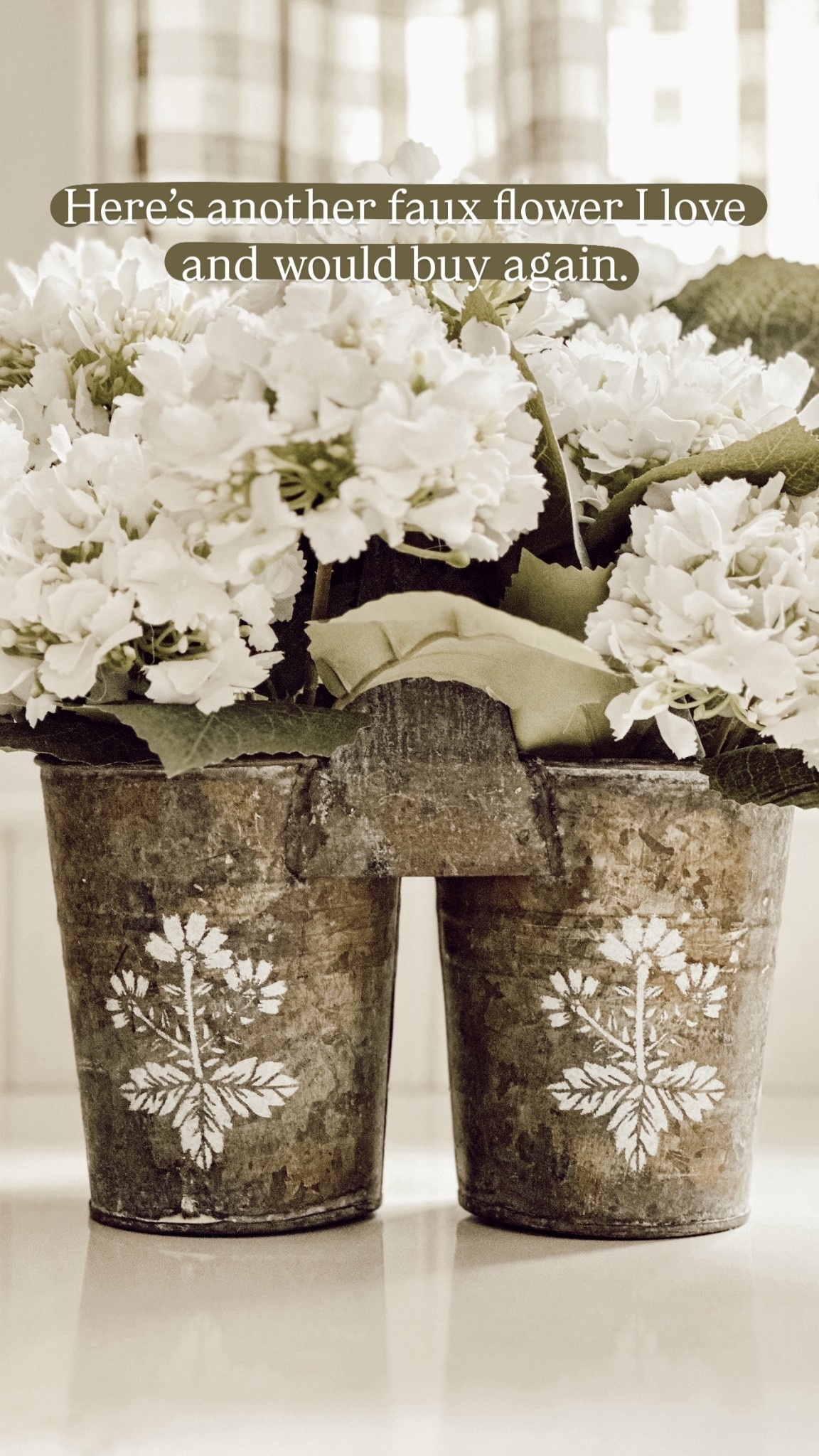 These real touch snowball hydrangeas are another faux flower I love and use in our house. 

#LTKSeasonal #LTKHome