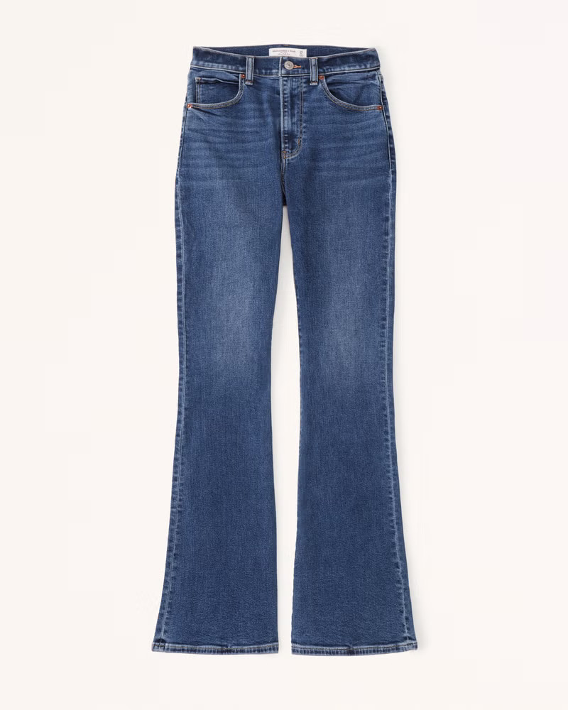 Women's Curve Love Ultra High Rise Flare Jean | Women's Bottoms | Abercrombie.com | Abercrombie & Fitch (US)