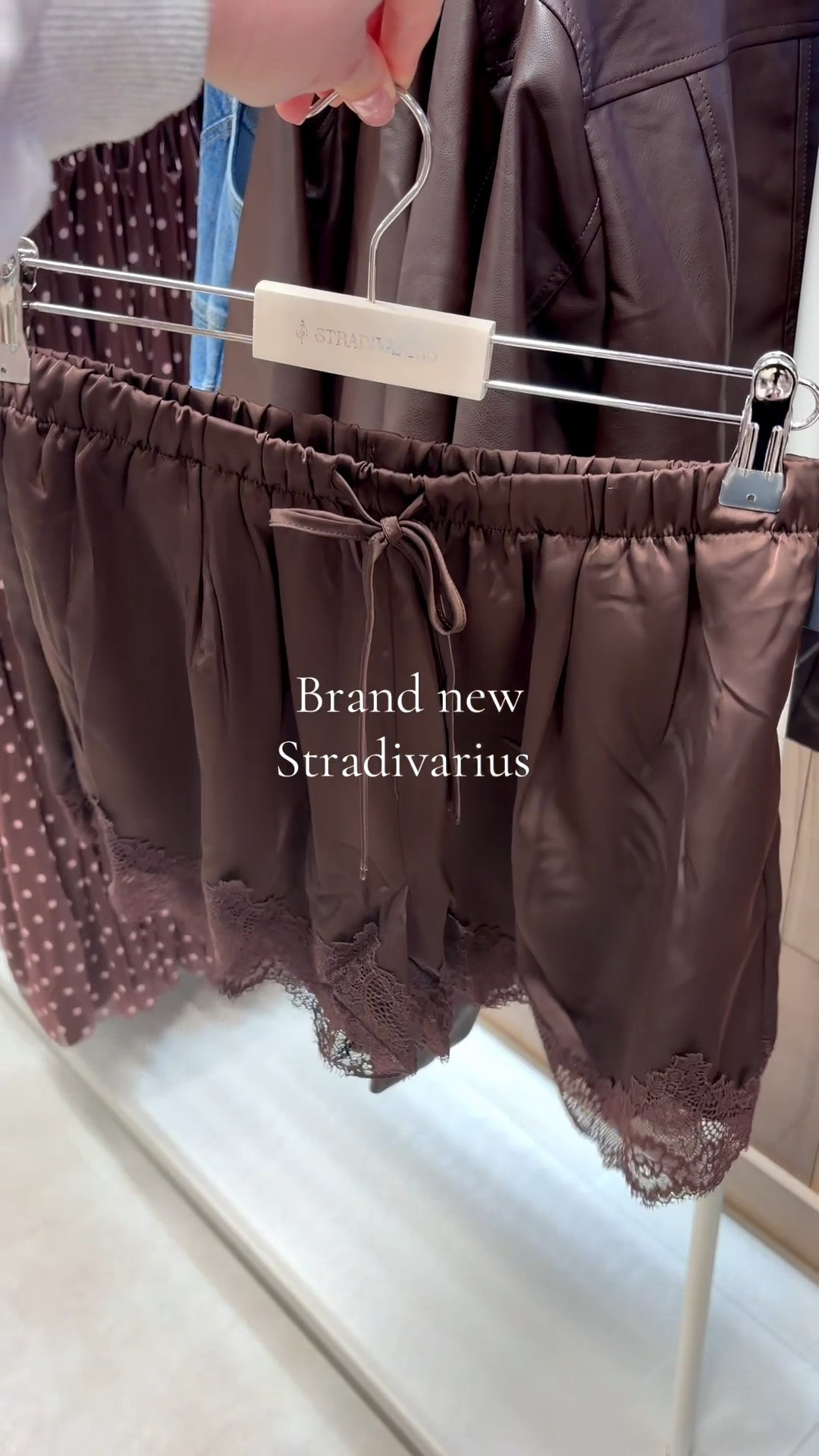 Finding all the best pieces in this brand new Stradivarius store! Loving all the balloon trousers, and wait til you see those satin lace shorts 🤤. Little beaded purses are perfect for holidays and those halter tops will dress up any jeans. All linked below ⬇️

#LTKgrwm #LTKvlog #LTKMidsize