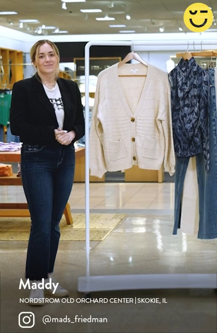 Everyday V-Neck Cotton Blend Cardigan | Nordstrom