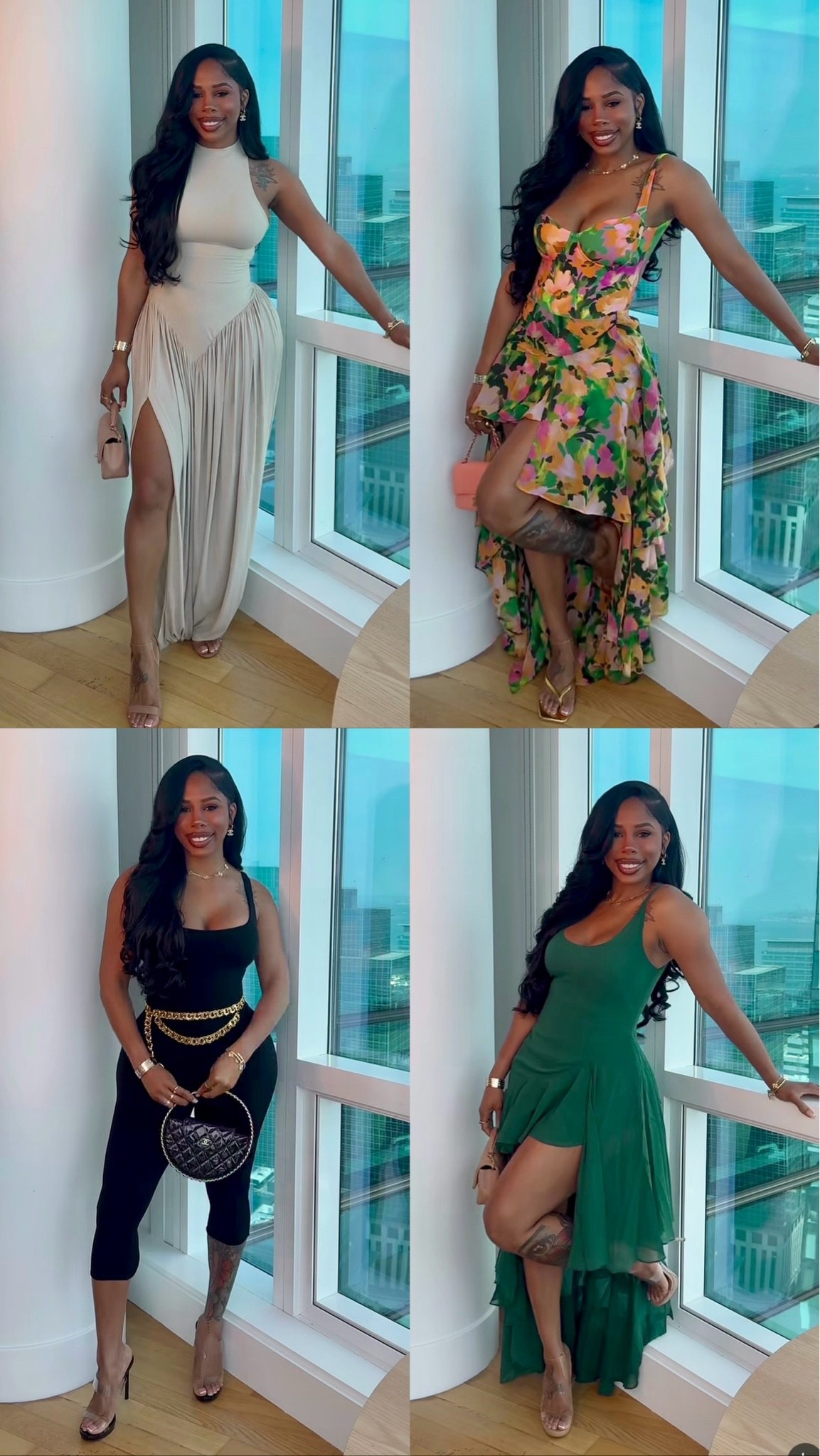 bright, sexy, pretty vibrant outfits, I love how every look SNATCHES the body

#LTKdayinmylife #LTKgrwm #LTKootd