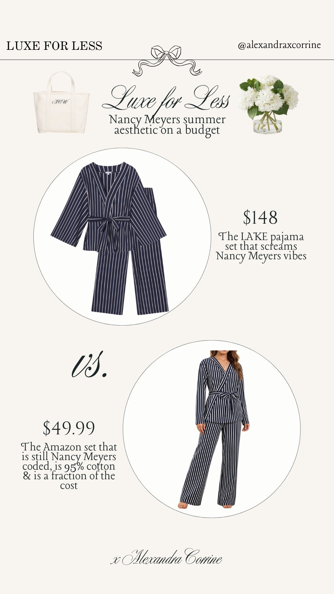 Nancy Meyers on an Amazon budget ☕️🧺

Nancy Meyers, summer aesthetic, bougie on a budget, budget friendly, sale finds, dupe, summer, loungewear, lounge set, pajamas, lake pajamas

#LTKSeasonal #LTKSaleAlert