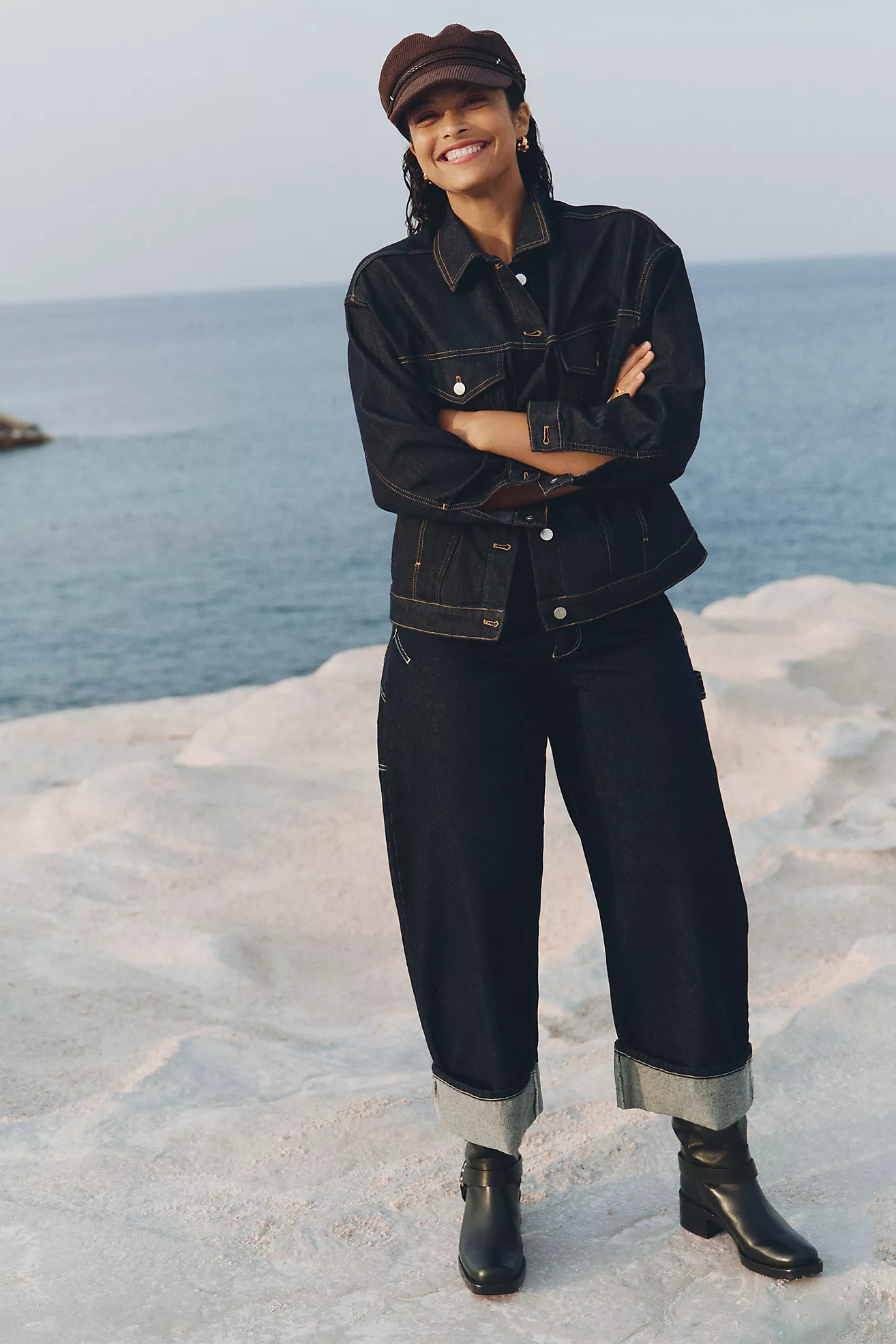 The Kayden Barrel Carpenter Jeans by Pilcro | Anthropologie (US)