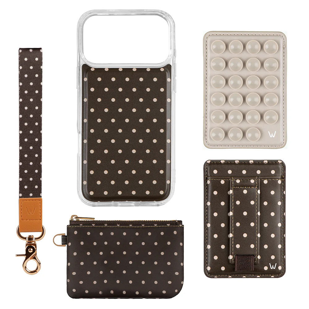 Cocoa Dot Walli Pop Bundle | Walli Cases
