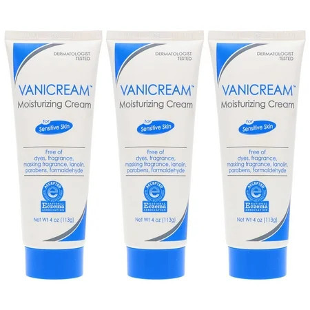 Vanicream Moisturizing Cream for Sensitive Skin Paraben Free 4 oz (Pack of 3) | Walmart (US)