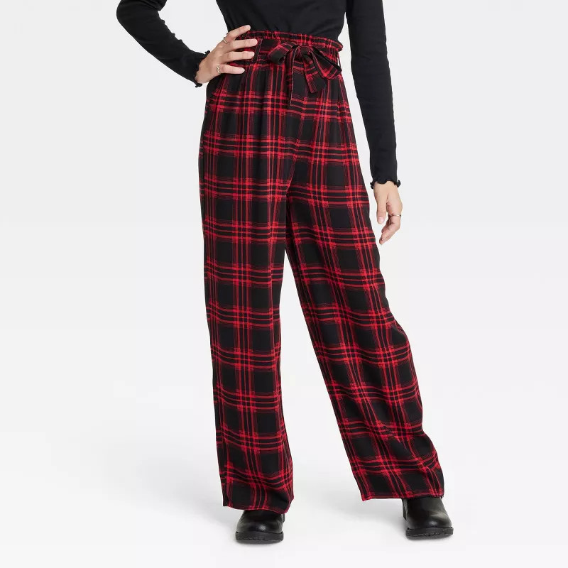 Girls' Paperbag Waist Pants - art class™ | Target