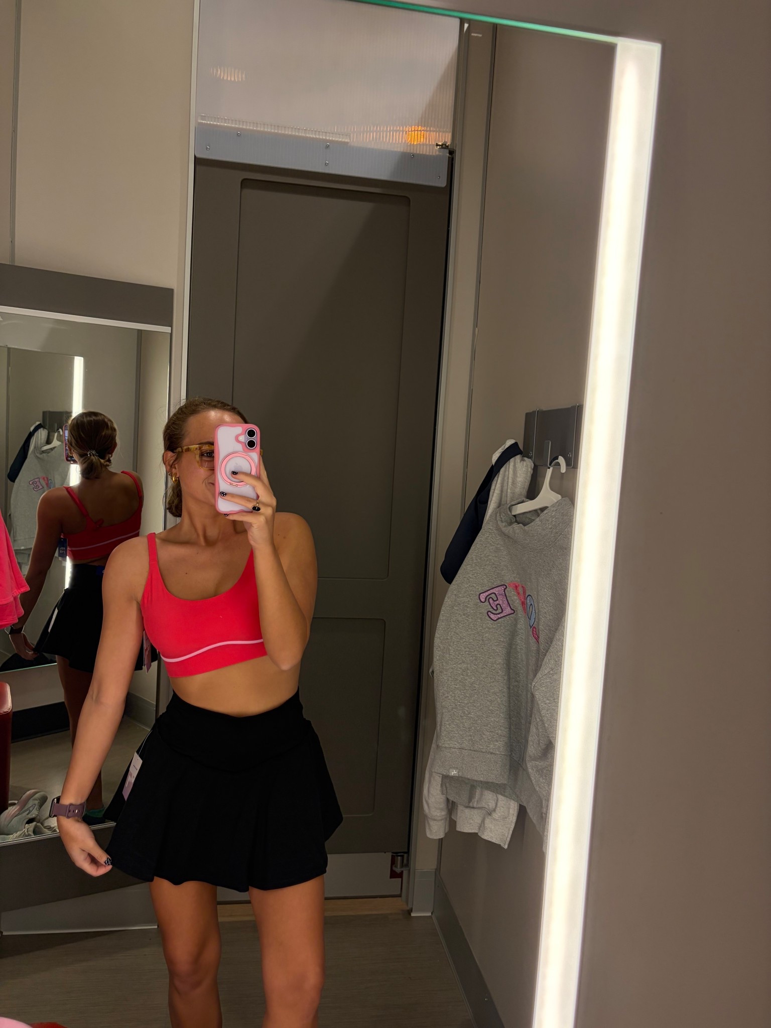 loving this sports bra SO much!! & this black athletic skirt is the perfect staple! so comfy and will match with everything❤️

#LTKActive #LTKFindsUnder50 #LTKSeasonal
