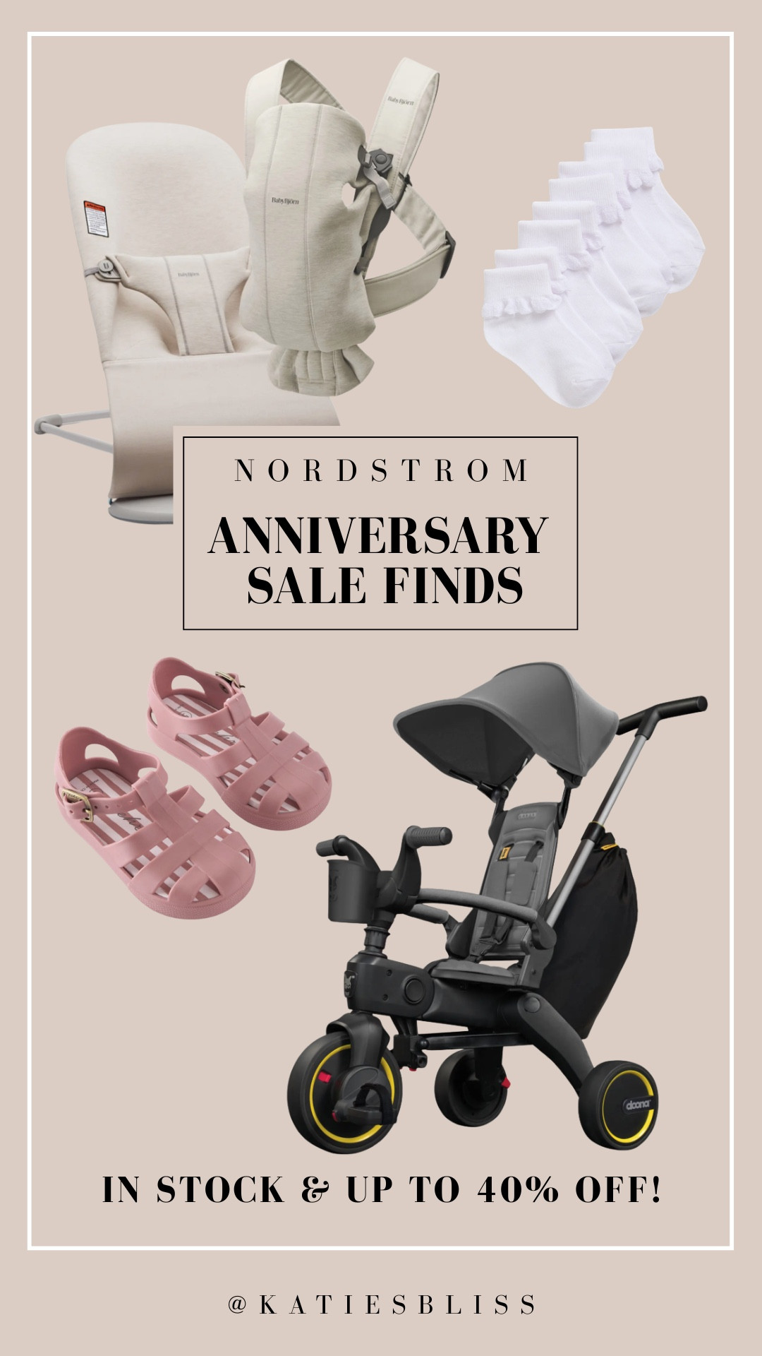 Nordstrom anniversary sale ✨ up to 40% off 

Nordstrom. Sale. Nsale. Deals. Markdown. Fall. Baby. Kid. Toddler. Jelly sandals. Doona. Bike. Trike. Socks. Baby bjorn. Carrier. Bouncer.

#LTKSaleAlert #LTKBaby #LTKKids