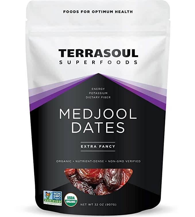 Terrasoul Superfoods Organic Medjool Dates, 2 Lbs - Soft Chewy Texture | Sweet Caramel Flavor | F... | Amazon (US)