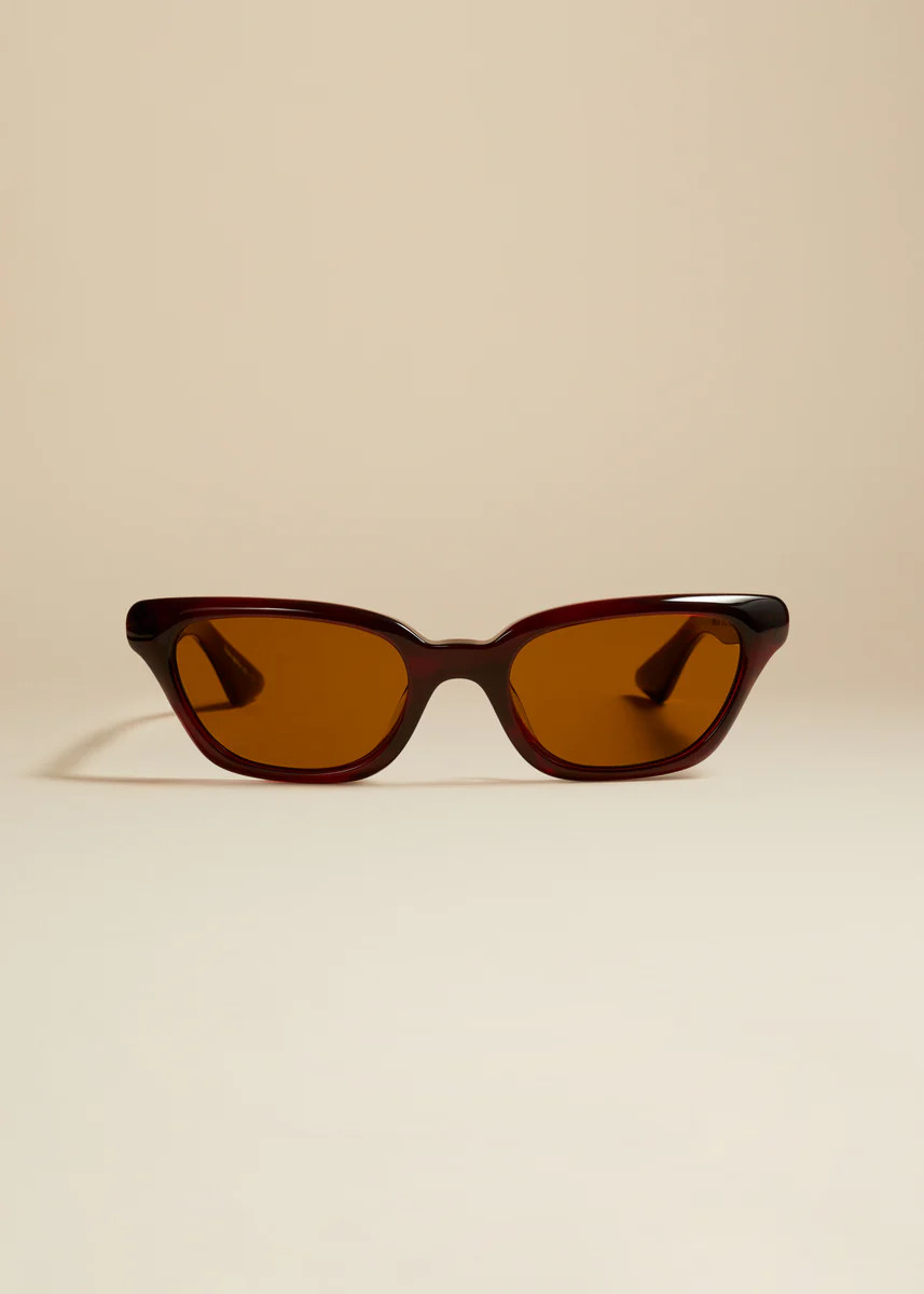 The KHAITE x Oliver Peoples 1983C in Bordeaux Bark | Khaite