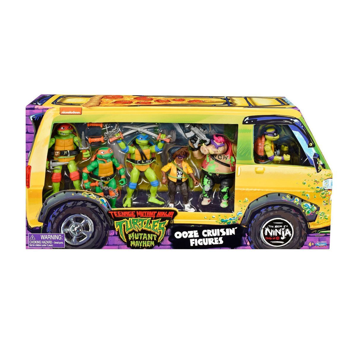 Teenage Mutant Ninja Turtles: Mutant Mayhem Ooze Cruisin' Action Figure Set - 6pk | Target