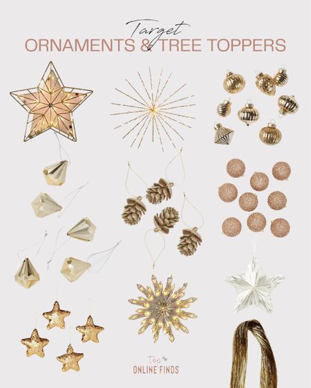 Target Christmas ornaments and tree toppers #target #christmas #holiday #ornaments

#LTKHoliday #LTKSeasonal